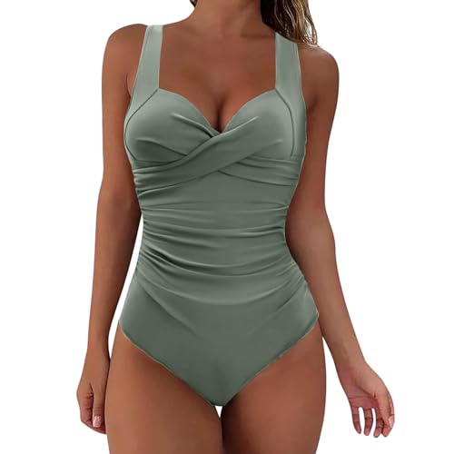 Damen Sportlicher Einteiler Badeanzug Schwimmanzug,Bikini Nach Schwangerschaft,Badeanzug Für Mollige,Tankini Bauchweg Große Größen,Bandeau Badeanzug Große Größen,Badeanzug Oliv Damen Sportlicher Einteiler Badeanzug Schwimmanzug,Bikini Nach Schwangerschaft,Badeanzug Für Mollige,Tankini Bauchweg Große Größen,Bandeau Badeanzug Große Größen,Badeanzug Oliv von Generic