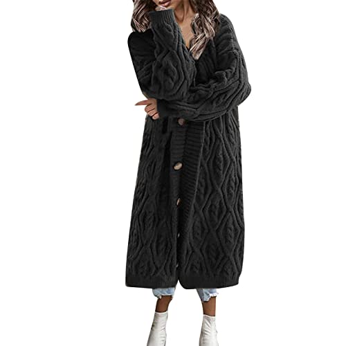 Damen Strickjacke Langarm Offene Strickmantel,Damen Sweatjacke Schwarz,Grobstrickjacke,Schwarzer Kurzmantel,Fransenjacke,Umstandsstrickjacke Damen Strickjacke Langarm Offene Strickmantel,Damen Sweatjacke Schwarz,Grobstrickjacke,Schwarzer Kurzmantel,Fransenjacke,Umstandsstrickjacke von Generic