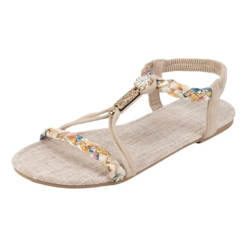 Damenschuhe, Sommer, Keilsandalen, klassisch, Sandalen, Wandern, Sandalen, Orthopädische Sandalen, Sommer, Pumps, kleiner Absatz, B Beige, 35 EU Damenschuhe, Sommer, Keilsandalen, klassisch, Sandalen, Wandern, Sandalen, Orthopädische Sandalen, Sommer, Pumps, kleiner Absatz, B Beige, 35 EU von Generic
