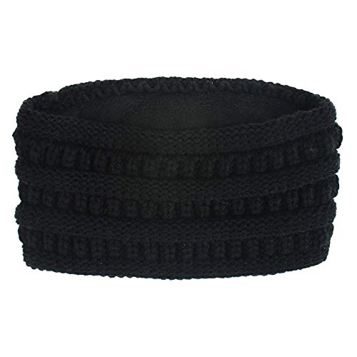 Fashion Sport Frauen Stricken Handmade Haarband Haarband Keep Warm Headband Got7 Cap (Schwarz-A, Einheitsgröße) von Generic