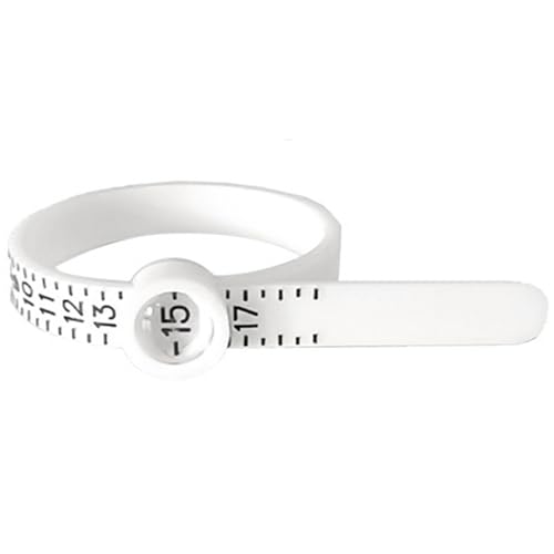 Fingermesswerkzeug - Einstellbarer Ringmesser, Präzisionswerkzeug | Fingergröße Messer mit sichtbarem Fenster, perfekt für Bastelringe, handgefertigter Schmuck, Workshops, persönlicher Gebrauch Fingermesswerkzeug - Einstellbarer Ringmesser, Präzisionswerkzeug | Fingergröße Messer mit sichtbarem Fenster, perfekt für Bastelringe, handgefertigter Schmuck, Workshops, persönlicher Gebrauch von Generic