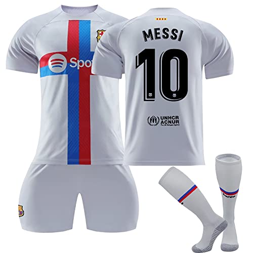 Fußball Trikot Set 22-23 Heim/Auswärtstrikot Kurzarmtrikot Hemd Kurze Set mit Socken Fußballtrikot für Erwachsene und Kinder von Generic