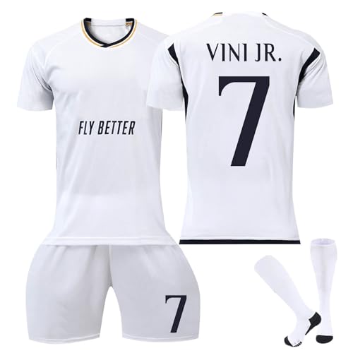 Fußball Trikot for No.7 Trikot für Kinder Erwachsene Neues Hause/Auswärts Fußballtrikot PSG Kit Herren/Junge Football Tshirts, Shorts und Socken Anzug von Generic