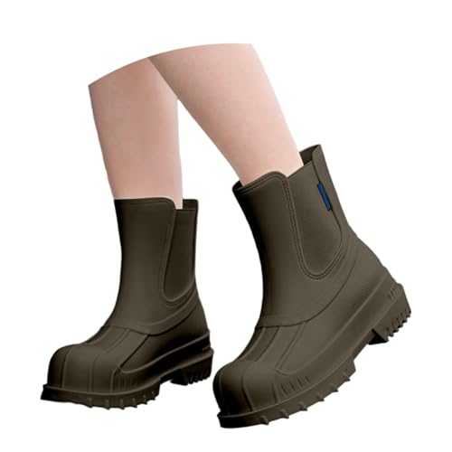 Gartenschuhe Damen Rain Boots Lange Lässig Gummistiefel Wasserdichte Bequeme Gummistiefel Halbhoch rutschfeste Rain Boots 2025 Neue Gartenschuhe Damen Rain Boots Lange Lässig Gummistiefel Wasserdichte Bequeme Gummistiefel Halbhoch rutschfeste Rain Boots 2025 Neue von Generic