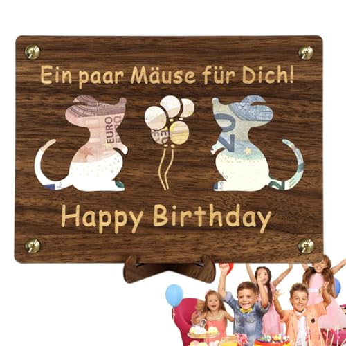 Geldkartenhalter zum Geburtstag, Geldkartenhalter aus Holz – Karten für Geldhalter zum Geburtstag | Kartenhalter aus Holz Geburtstag für , Faden, Maus, Se référer au descriptif, Siehe Geldkartenhalter zum Geburtstag, Geldkartenhalter aus Holz – Karten für Geldhalter zum Geburtstag | Kartenhalter aus Holz Geburtstag für , Faden, Maus, Se référer au descriptif, Siehe von Generic