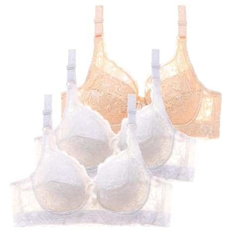 Generic 3er Pack BHS Damen mit Bügel Push Up BH Set Frauen Sexy Bustier Crop Top Sport-BHS Trainings-BH mit verstellbarem für Alltag Yoga Fitness Sport Outdoor Der Bequeme, Flexible Damen BH Generic 3er Pack BHS Damen mit Bügel Push Up BH Set Frauen Sexy Bustier Crop Top Sport-BHS Trainings-BH mit verstellbarem für Alltag Yoga Fitness Sport Outdoor Der Bequeme, Flexible Damen BH von Generic