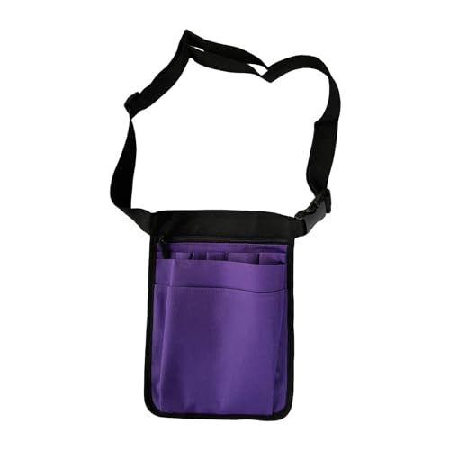 Generic Krankenschwester Hüfttasche, Multifunktional, Oxford Stoff, Krankenschwester Organizer, Gürteltasche, Krankenschwester Hüfttasche für Zubehör, violett von Generic