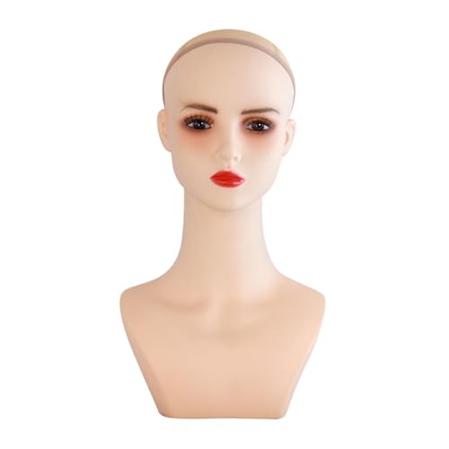 Generic Schaufensterpuppenkopf, Manikin -Kopf -Büste mit Make -up, Perückenausstellungsständer für Hut Beauty Accessorie Generic Schaufensterpuppenkopf, Manikin -Kopf -Büste mit Make -up, Perückenausstellungsständer für Hut Beauty Accessorie von Generic