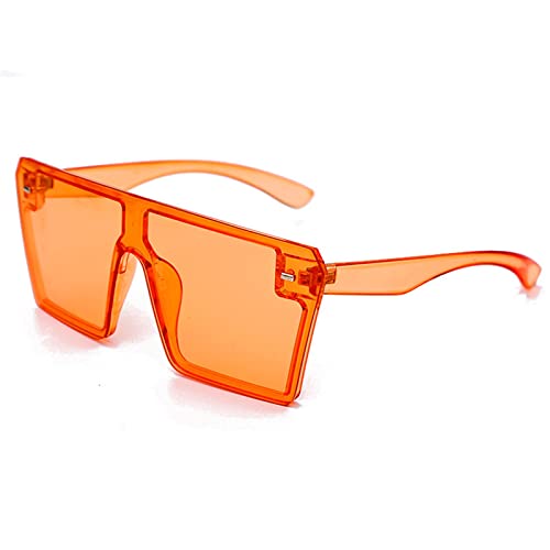 Großer Rahmen Retro quadratische Männer und Frauen Sonnenbrille Sport Pendler UV400 Sonnenbrille Geschenk(I) von Generic