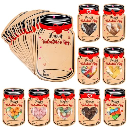 Grußkarten Valentinstag handgeschriebene Dankesbotschaften, Geschenkumschläge, kleine Karten mit selbstversiegeltem Beutel, können kleine Geschenke mit Süßigkeiten-Ornamenten sein (K-50pc, One Size) Grußkarten Valentinstag handgeschriebene Dankesbotschaften, Geschenkumschläge, kleine Karten mit selbstversiegeltem Beutel, können kleine Geschenke mit Süßigkeiten-Ornamenten sein (K-50pc, One Size) von Generic
