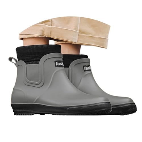 Gummistiefel Damen Herren Atmungsaktiv rutschfeste Hiking Boots rutschfeste Wasserdicht Galoschen Sommer Extra Weit Hiking Boots Halbhoch Ankle Chelsea Schwarz Reitstiefel Barfuß Reitstiefeletten Gummistiefel Damen Herren Atmungsaktiv rutschfeste Hiking Boots rutschfeste Wasserdicht Galoschen Sommer Extra Weit Hiking Boots Halbhoch Ankle Chelsea Schwarz Reitstiefel Barfuß Reitstiefeletten von Generic