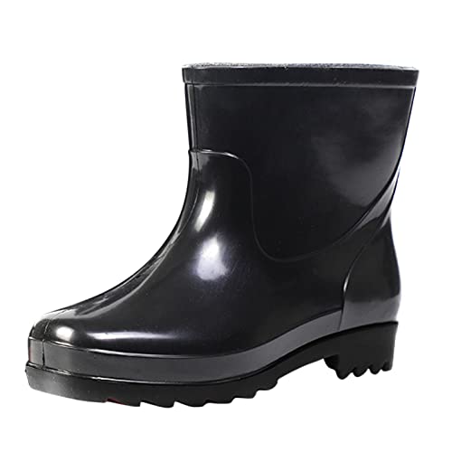 Gummistiefel Damen Herren Outdoor Outdoor Gummi Stiefeletten Atmungsaktiv Sommer Halbhoch mit Stahlkappe Sommer Regenstiefel Halbhoch Ankle Chelsea Schwarz Reitstiefel Barfuß Reitstiefeletten Gummistiefel Damen Herren Outdoor Outdoor Gummi Stiefeletten Atmungsaktiv Sommer Halbhoch mit Stahlkappe Sommer Regenstiefel Halbhoch Ankle Chelsea Schwarz Reitstiefel Barfuß Reitstiefeletten von Generic