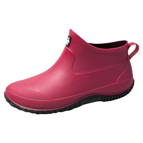 Gummistiefel Damen Herren rutschfeste Bequem Halbhoch Wasserdicht mit Stahlkappe Hiking Boots rutschfeste rutschfeste Galoschen Halbhoch Ankle Chelsea Schwarz Reitstiefel Barfuß Reitstiefeletten Gummistiefel Damen Herren rutschfeste Bequem Halbhoch Wasserdicht mit Stahlkappe Hiking Boots rutschfeste rutschfeste Galoschen Halbhoch Ankle Chelsea Schwarz Reitstiefel Barfuß Reitstiefeletten von Generic