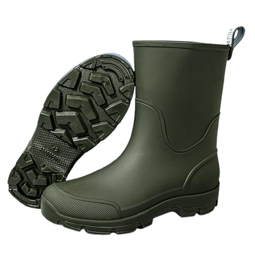 Gummistiefel Herren rutschfeste Extra Weit Galoschen rutschfeste Atmungsaktiv Halbhoch mit Stahlkappe rutschfeste Galoschen für Regen, Schlamm und alle Jahreszeiten, praktisch, kurze Gartenschuhe Gummistiefel Herren rutschfeste Extra Weit Galoschen rutschfeste Atmungsaktiv Halbhoch mit Stahlkappe rutschfeste Galoschen für Regen, Schlamm und alle Jahreszeiten, praktisch, kurze Gartenschuhe von Generic