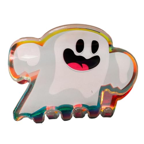Haarspangen für Frauen, Krallenklammern für dickes Haar - Cartoon Geist Haarspange Niedliche Haarspangen Zubehör - Modische Halloween-Köpfe, kleine Haarspangen für lockiges Haar, glattes Haar Haarspangen für Frauen, Krallenklammern für dickes Haar - Cartoon Geist Haarspange Niedliche Haarspangen Zubehör - Modische Halloween-Köpfe, kleine Haarspangen für lockiges Haar, glattes Haar von Generic