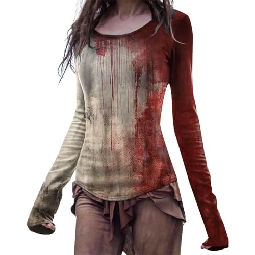 Halloween Shirt Damen Problem Gelöst Shirt Damen Halloween Shirt Tshirt Solved T Shirt T Halloween Bedrucktes Shirts Blut Verletzung Halloween Kostüm Horror Ruselig Leicht Tops Oberteil Halloween Shirt Damen Problem Gelöst Shirt Damen Halloween Shirt Tshirt Solved T Shirt T Halloween Bedrucktes Shirts Blut Verletzung Halloween Kostüm Horror Ruselig Leicht Tops Oberteil von Generic