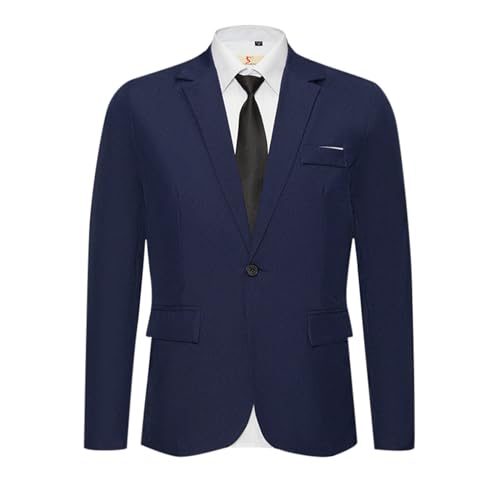 Herren Anzugjacke Sakko Sportlich Freizeit Blazer Regular Fit Männer Anzug Plus-Size-Herren-Business-Casual-Anzüge, europäische und amerikanische Slim-Anzüge Kleiner Blazer Herren Anzugjacke Sakko Sportlich Freizeit Blazer Regular Fit Männer Anzug Plus-Size-Herren-Business-Casual-Anzüge, europäische und amerikanische Slim-Anzüge Kleiner Blazer von Generic