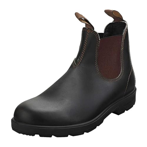 Herren Chelsea Boot | Casual & Dress Herren Dress Boots | Bequeme Stiefel Für Männer | Chelsea Boots Für Männer,Black and brown,38 EU von Generic