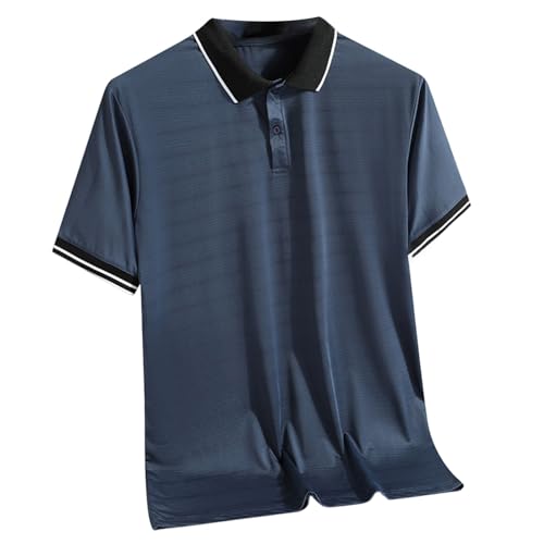 Herren Golf-Shirts Klassiker-fit-leichte Polo-Shirts Hautfreundliche Turren-Kragen-t-Shirts von Generic