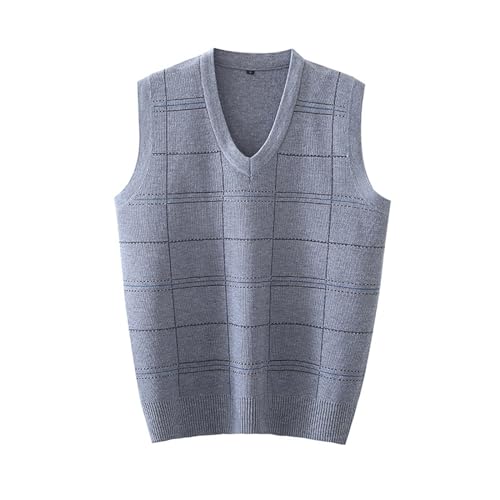 Herren Strickweste ohne Arm Warm Strickweste Weste Strickpullover Gestrickte Gilets Pullover Klassische Ärmellose Tank Westen Outdoor Comfort Fit Slim Fit Vintage Strickpullover Winterpullover Herren Strickweste ohne Arm Warm Strickweste Weste Strickpullover Gestrickte Gilets Pullover Klassische Ärmellose Tank Westen Outdoor Comfort Fit Slim Fit Vintage Strickpullover Winterpullover von Generic