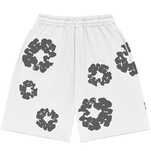 Herren T-Shirt und Shorts Set Zweiteiler Sommer Outfit Loose Sport Kleidung Trainingsanzug Jogginganzug Kurzarm Rundhals Y2K Hip Hop Unsex Damen Baumwollkranz Druck Hausanzug Freizeitanzug Loungewear Herren T-Shirt und Shorts Set Zweiteiler Sommer Outfit Loose Sport Kleidung Trainingsanzug Jogginganzug Kurzarm Rundhals Y2K Hip Hop Unsex Damen Baumwollkranz Druck Hausanzug Freizeitanzug Loungewear von Generic