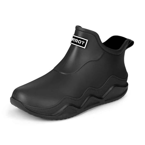 Herren Unisex Gummistiefeletten Sommer Wasserdicht Halbhoch Bequem Sommer Regenstiefel Wasserdicht Wasserdicht Hiking Boots Halbhoch Ankle Chelsea Schwarz Reitstiefel Barfuß Reitstiefeletten Herren Unisex Gummistiefeletten Sommer Wasserdicht Halbhoch Bequem Sommer Regenstiefel Wasserdicht Wasserdicht Hiking Boots Halbhoch Ankle Chelsea Schwarz Reitstiefel Barfuß Reitstiefeletten von Generic