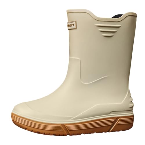 Herren Unisex Gummistiefeletten mit Stahlkappe Bequem Halbhoch Sommer Leichte Hiking Boots rutschfeste Extra Weit Regenstiefel Halbhoch Ankle Chelsea Schwarz Reitstiefel Barfuß Reitstiefeletten Herren Unisex Gummistiefeletten mit Stahlkappe Bequem Halbhoch Sommer Leichte Hiking Boots rutschfeste Extra Weit Regenstiefel Halbhoch Ankle Chelsea Schwarz Reitstiefel Barfuß Reitstiefeletten von Generic