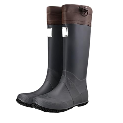 Herren Unisex Gummistiefeletten mit Stahlkappe Extra Weit Regenstiefel Bequem Outdoor Gummi Stiefeletten Outdoor Bequem Halbhoch Halbhoch Ankle Chelsea Schwarz Reitstiefel Barfuß Reitstiefeletten Herren Unisex Gummistiefeletten mit Stahlkappe Extra Weit Regenstiefel Bequem Outdoor Gummi Stiefeletten Outdoor Bequem Halbhoch Halbhoch Ankle Chelsea Schwarz Reitstiefel Barfuß Reitstiefeletten von Generic
