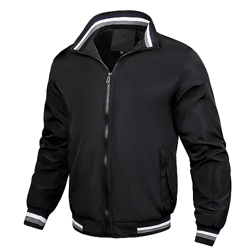 Jacke Herren Ultraleichte Bomberjacke Basic Übergangsjack Leichte Dünne Herren-Jacken Freizeit Softshelljacke Große Größen Sportjacke Casual Locker Jacket Meine Bestellungen Anzeigen Schwarz M Jacke Herren Ultraleichte Bomberjacke Basic Übergangsjack Leichte Dünne Herren-Jacken Freizeit Softshelljacke Große Größen Sportjacke Casual Locker Jacket Meine Bestellungen Anzeigen Schwarz M von Generic