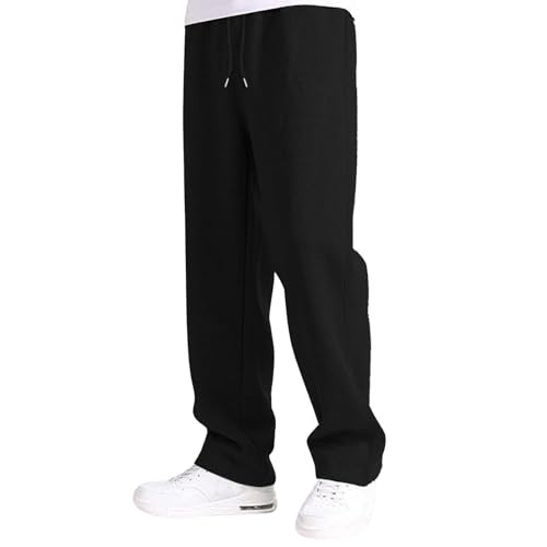 Jogginghose Herren Baumwolle Thermo Dicke Breite Jogginghosen Baggy Warme Sherpa Gefütterte Weit Gym Sporthosen Winter Track Pants mit Taschen Gym Jogginghose Herren Baumwolle Thermo Dicke Breite Jogginghosen Baggy Warme Sherpa Gefütterte Weit Gym Sporthosen Winter Track Pants mit Taschen Gym von Generic