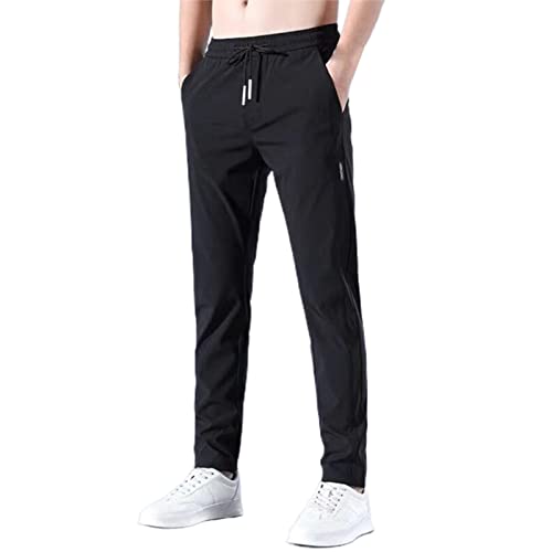 Jogginghose Herren Stretch Slim Fit Freizeithose Schnelltrocknende Luftig Sporthose Schlichter Mode Lässige Hose Leicht Bequeme Stoffhose Gerade Geschnitten Einfarbig Arbeitshose Mit Tunnelzug Jogginghose Herren Stretch Slim Fit Freizeithose Schnelltrocknende Luftig Sporthose Schlichter Mode Lässige Hose Leicht Bequeme Stoffhose Gerade Geschnitten Einfarbig Arbeitshose Mit Tunnelzug von Generic