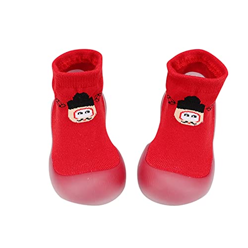 Kind Kleidung Junge Wanderer rutschfeste Baby elastische Socken für Schuhe für Baby-Schuhe Schuhe Festlich 22 (Red, 22 Toddler) von Generic