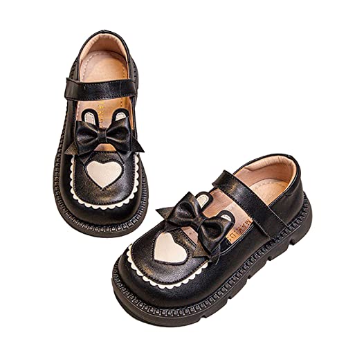 Kinder Schuhe Sommer Sandalen Kleines Mädchen entzückende Prinzessin Party Mädchen Kleid Schleife Prinzessin Schuhe Prinzessin Hochzeit Kleid Schuhe für / / große Kinder (Black, 33.5 Big Kids) von Generic