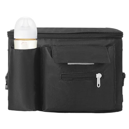 Kinderwagen-Organizer mit Flaschenhalter – Organisierter Organizer für Kinderwagen mit Getränkehalter | wasserdichtes transparentes Fach mit Touch-Steuerung und eng anliegendem Design für Reisen im Kinderwagen-Organizer mit Flaschenhalter – Organisierter Organizer für Kinderwagen mit Getränkehalter | wasserdichtes transparentes Fach mit Touch-Steuerung und eng anliegendem Design für Reisen im von Generic