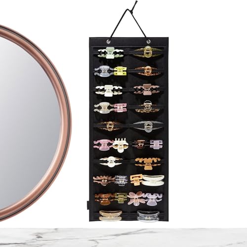 Klauenklammerhalter-Organizer – Haarklammerhalter, hängende Haarklammern-Aufbewahrung | Wandbehang Aufbewahrungstasche Filz Haarnadelhalter, Haarschmuck Organizer Mädchen Haarspangen Aufbewahrung für Klauenklammerhalter-Organizer – Haarklammerhalter, hängende Haarklammern-Aufbewahrung | Wandbehang Aufbewahrungstasche Filz Haarnadelhalter, Haarschmuck Organizer Mädchen Haarspangen Aufbewahrung für von Generic