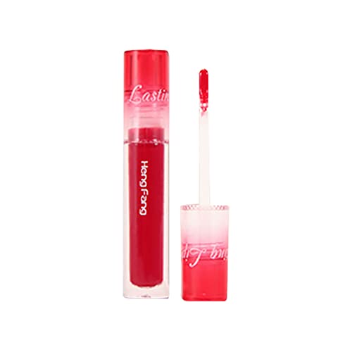 Kosmetikpaket Nude Liquid Lipstick Durable Waterproof Red Lipstick Makeup Women's Lip Glaze Christmas 2.8ml Schminke Teenager (D, One Size) von Generic