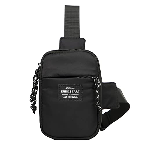 Lässige Vielseitige Sport Umhängetaschen Blau Groß,Herren Fashion Casual Brustbeutel Crossbody Telefontaschen Männer einzelne Taillenpackungen Hüfttaschen Gürteltasche für Reisen tragbar täglich von Generic