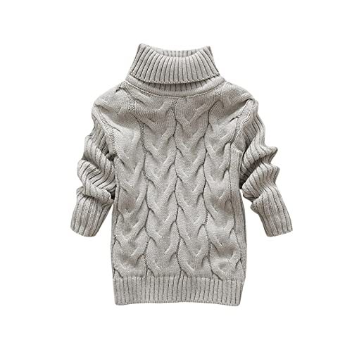Lange Jacke für Kleinkinder für Kleinkinder Junge Mädchen Winterpullover einfarbig Rollkragenpullover gestricktes Oberteil Schlichtes stilvolles Stretch-Sweatshirt mit Reißverschluss Lange Jacke für Kleinkinder für Kleinkinder Junge Mädchen Winterpullover einfarbig Rollkragenpullover gestricktes Oberteil Schlichtes stilvolles Stretch-Sweatshirt mit Reißverschluss von Generic
