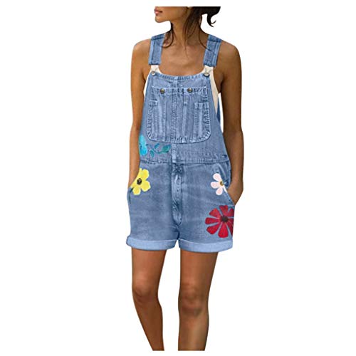 Latzhose Damen Jeans 90Er - Jeanslatzhose Damen Mit Blumen Kurz Jumpsuit Sommer Overall Kurze Hosen Mädchen Jeansoveralls Für Frauen Leicht Sommerhose Weites Bein Jeans-Shorts Damenoveralls Latzhose Damen Jeans 90Er - Jeanslatzhose Damen Mit Blumen Kurz Jumpsuit Sommer Overall Kurze Hosen Mädchen Jeansoveralls Für Frauen Leicht Sommerhose Weites Bein Jeans-Shorts Damenoveralls von Generic
