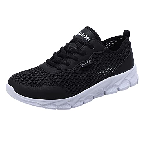 Laufschuhe Herren Running Casual Trekkingschuhe Herren Sommer Barfuss Traillaufschuhe rutschfest Slip On Sneakers Atmungsaktiv Joggingschuhe Running Tennis Schuhe Casual Verschleißfest Outdoorschuhe von Generic