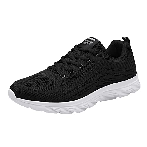 Laufschuhe Herren Sneaker Leichte und Atmungsaktive Schnürschuhe Turnschuhe Flexible Wanderschuhe mit Weicher Sohle Outdoor-Fitness-Schuhe Mesh Schuhe Casual Schuhe von Generic