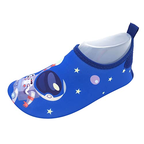 Mädchenschuhe und atmungsaktive Schwimmschuhe Wasserpark Cartoon Gummisohlen Strand Socken Schuhe Haut Tauchen Schuhe Mädchen Sportschuhe 39 (Blue, 25 Toddler) von Generic