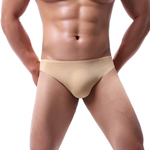 Männertanga Männer Slip Latex Slip Shape Unterwäsche Männer Unterwäsche Boxershorts Herren Sexy String Tanga Maenner Unterwäsche Set Hautfarbene Unterwäsche Feinripp Unterhosen von Generic