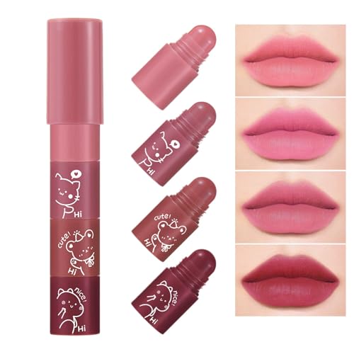 Makeup Lipgloss - Matte Lippenstifte, Tragbares Lippenfarben-Set, Wasserdichtes, Mattes Lippenstift-Make-up-Set, Langlebiges, Tragbares Lipgloss-Set Für Frauen Makeup Lipgloss - Matte Lippenstifte, Tragbares Lippenfarben-Set, Wasserdichtes, Mattes Lippenstift-Make-up-Set, Langlebiges, Tragbares Lipgloss-Set Für Frauen von Generic