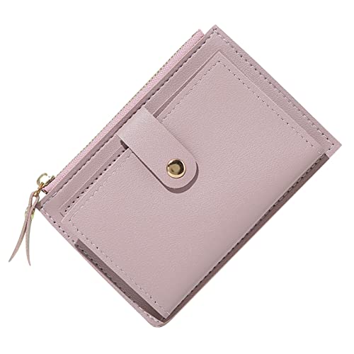 Mitigation Geldbörse für Damenmünzen mit Reißverschluss Geldbörse mit Mehreren Karten Herren Brieftasche Klein Mit Münzfach (Purple, One Size) von Generic