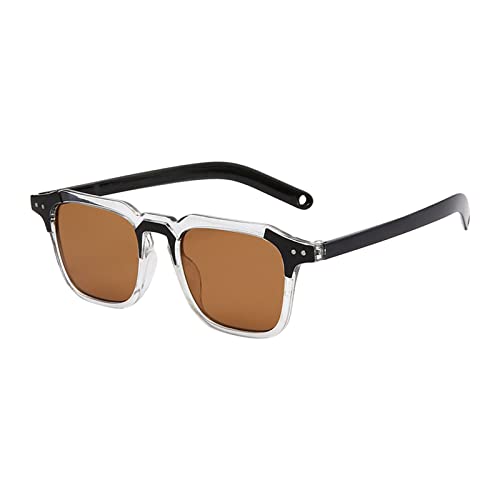 Mode Retro-Sonnenbrille im europäischen und amerikanischen Stil Trend Männer und Frauen mit den gleichen Bonbonfarbenbrillen Blaulichtschutzbrille von Generic