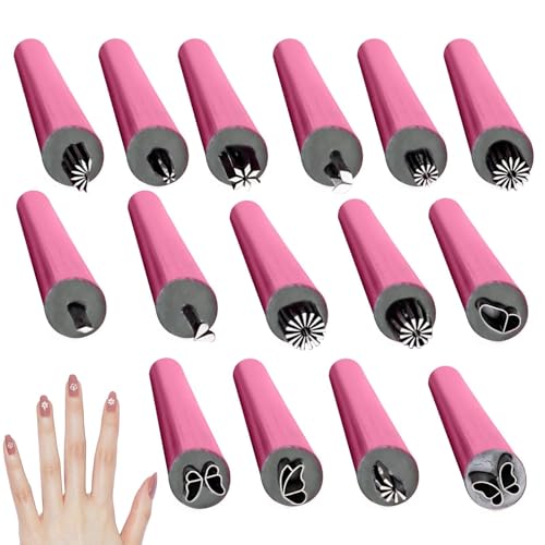 Nagelwerkzeuge, Nagelstift | 15X Nagel Blumen Stempel Stift mit verschiedenen Mustern | Nageldesign Punktierstift | Dekorstift für Nageldrucker Kit Nagelwerkzeuge, Nagelstift | 15X Nagel Blumen Stempel Stift mit verschiedenen Mustern | Nageldesign Punktierstift | Dekorstift für Nageldrucker Kit von Generic