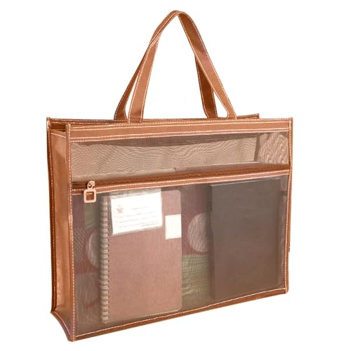 Netz-Kunsttasche – Netz-Kunstbedarfstasche, 43,2 x 33 x 11,2 cm, transparenter Dokumenten-Organizer mit Griff und Reißverschluss, A3-Kunstwerkhalter für Poster, Malbuch, Aquarell-Skizzenbuch Netz-Kunsttasche – Netz-Kunstbedarfstasche, 43,2 x 33 x 11,2 cm, transparenter Dokumenten-Organizer mit Griff und Reißverschluss, A3-Kunstwerkhalter für Poster, Malbuch, Aquarell-Skizzenbuch von Generic