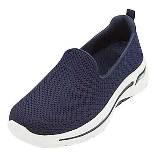 Orthopädische Schuhe Damen - Herren Minimalistische Leder Barfußschuhe Casual Größe Weiche Schuhe Weich Bequem Fitnessschuhe Leichte Stoßfest Sneakerr für Gym Walking Jogging Laufen von Generic