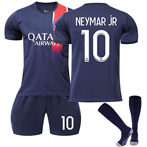 Paris Trikot Kinder, Nr.30/10/7 Erwachsene 23/24 Paris Neues Fußball Trikot, Paris Trainingsanzug Fussball Jersey, Jungen Herren Sportshirt, Shorts und Socken Paris Fußballtrikots Set,S von Generic